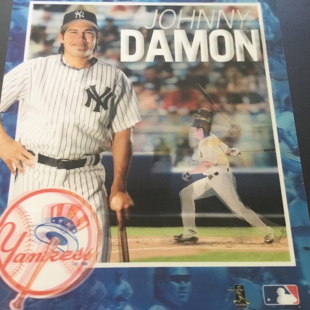 Yankees Johnny Damon lithograph